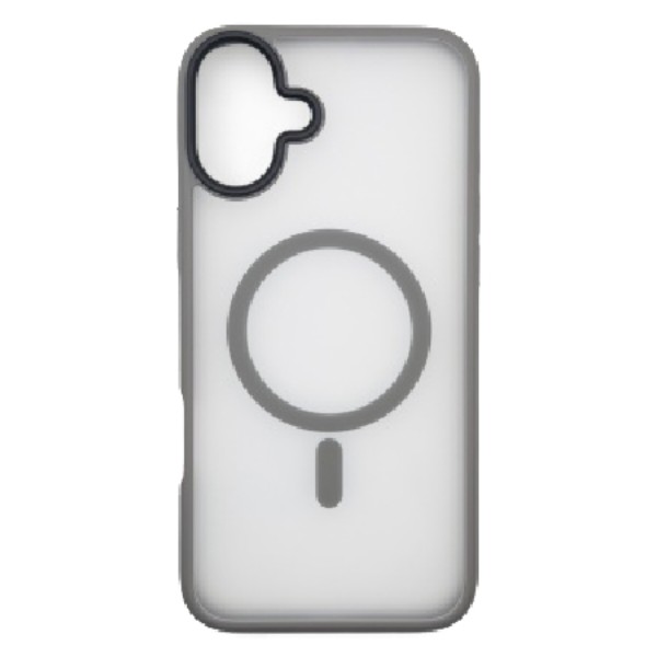 Фото - Чехол для смартфона BeCover Metal Buttons Case (MagSafe) for Apple iPhone 16 Gray (712092) Фото - Чехол для смартфона BeCover Metal Buttons Case (MagSafe) for Apple iPhone 16 Gray (712092)