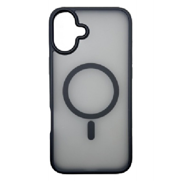 Фото - Чохол для смартфону BeCover Metal Buttons Case (MagSafe) for Apple iPhone 16 Plus Black (712093)