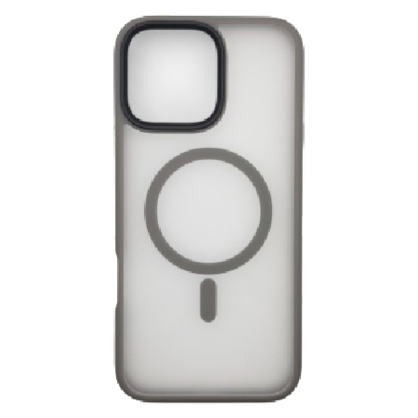 Фото - Чехол для смартфона BeCover Metal Buttons Case (MagSafe) for Apple iPhone 16 Pro Gray (712098)