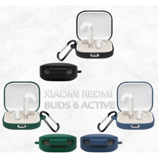 Фото - Чехол для наушников BeCover Silicon for Xiaomi Redmi Buds 6 Active Deep Blue (712013)