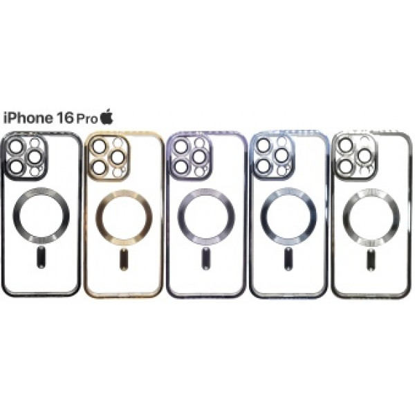 Фото - Чохол для смартфону BeCover TPU Chrome Case (MagSafe) for Apple iPhone 16 Pro Max Black (712085)