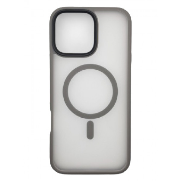Фото - Чехол для смартфона BeCover Metal Buttons Case (MagSafe) for Apple iPhone 16 Pro Max Gray (712101)