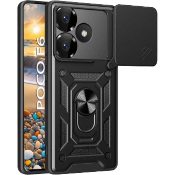 Фото - Чохол для смартфону BeCover Military for Poco F6 Black (712165)