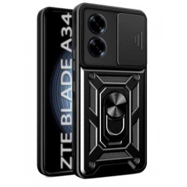Фото - Чохол для смартфону BeCover Military for ZTE Blade A34 Black (712173) Фото - Чохол для смартфону BeCover Military for ZTE Blade A34 Black (712173)