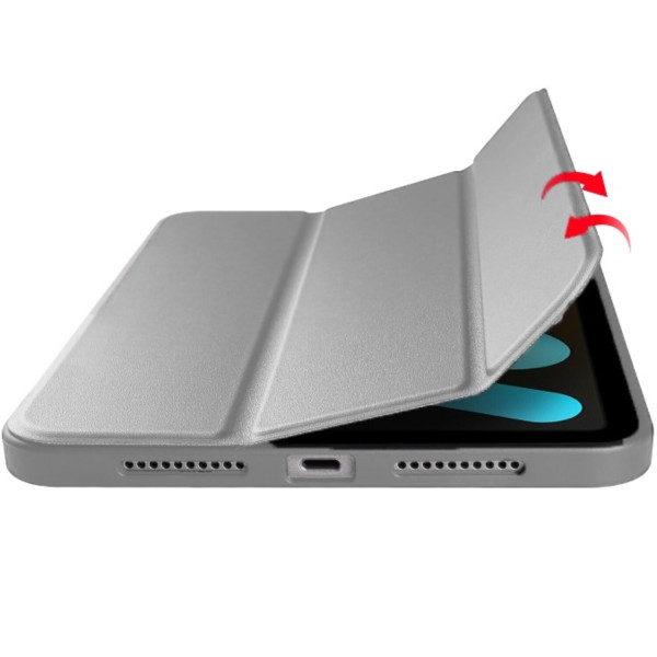 Фото - Чохол для планшету BeCover Tri Fold Soft TPU for Apple iPad Mini 7 2024 Gray (712446)