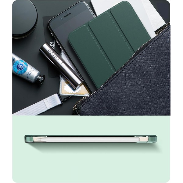 Фото - Чехол для планшета BeCover Tri Fold Hard for Apple iPad Mini 7 2024 Dark Green (712451)