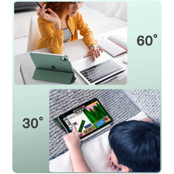 Фото - Чехол для планшета BeCover Tri Fold Hard for Apple iPad Mini 7 2024 Dark Green (712451)