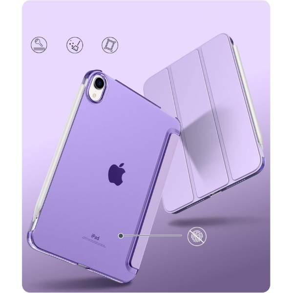 Фото - Чехол для планшета BeCover Tri Fold Hard for Apple iPad Mini 7 2024 Purple (712455)