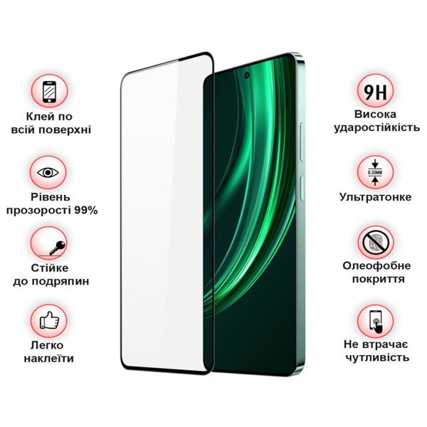 Фото - Захисне скло для смартфону BeCover for Realme 13 5G Black (712501)