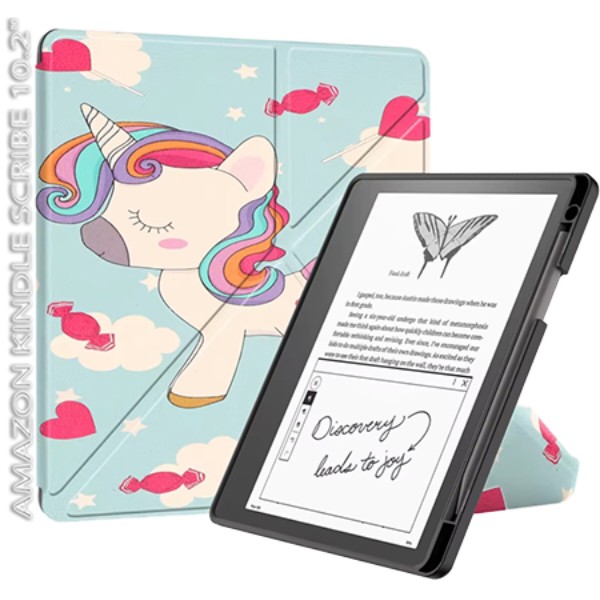 Фото - Чохол для електронної книги BeCover Ultra Slim Origami BeCover for Amazon Kindle Scribe 10.2'' Unicorn (712583)