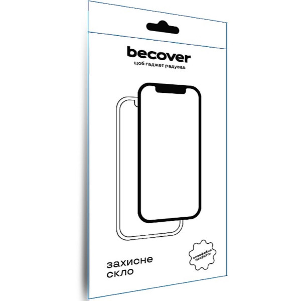 Фото - Захисне скло для смартфону BeCover for Motorola Moto G45 10D Black (712716)