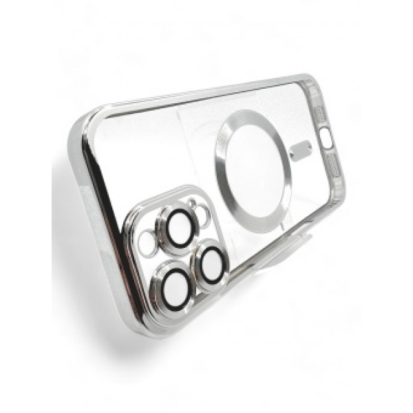 Фото - Чехол для смартфона BeCover TPU Chrome Case (MagSafe) for Apple iPhone 16 Pro Silver (712083)