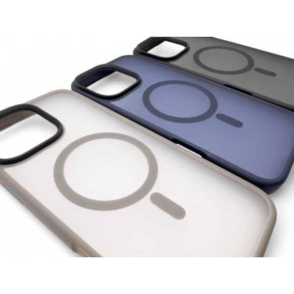 Фото - Чехол для смартфона BeCover Metal Buttons Case (MagSafe) for Apple iPhone 16 Pro Max Gray (712101)