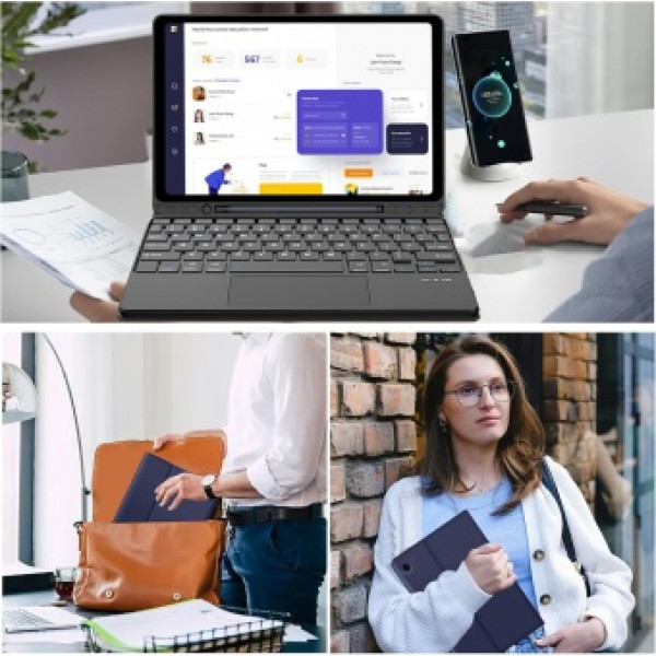 Фото - Чохол-клавіатура для планшета BeCover TouchPad for Samsung Galaxy Tab S6 Lite 10.4 P610/P613/P615/P619 Deep Blue (712362)
