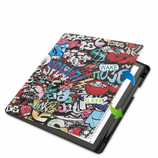 Фото - Чохол для електронної книги BeCover Ultra Slim Origami BeCover for Amazon Kindle Scribe 10.2'' Graffiti (712582)