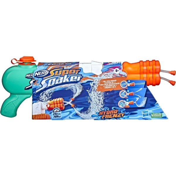 Фото - Водяной бластер Hasbro NERF SUPER SOAKER HYDRO FRENZY (F3891)