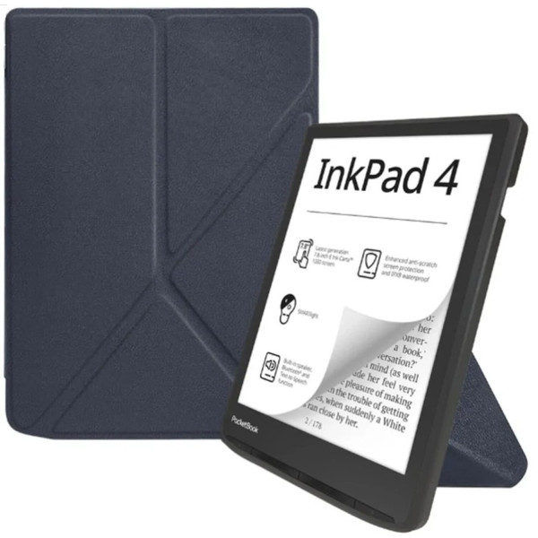 Фото - Чохол для електронної книги BeCover Ultra Slim Origami for PocketBook 743G InkPad 4/InkPad Color 2/InkPad Color 3 (7.8") Deep Blue (713083)