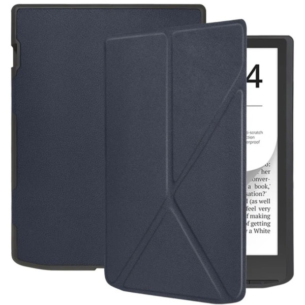 Фото - Чохол для електронної книги BeCover Ultra Slim Origami for PocketBook 743G InkPad 4/InkPad Color 2/InkPad Color 3 (7.8") Deep Blue (713083)