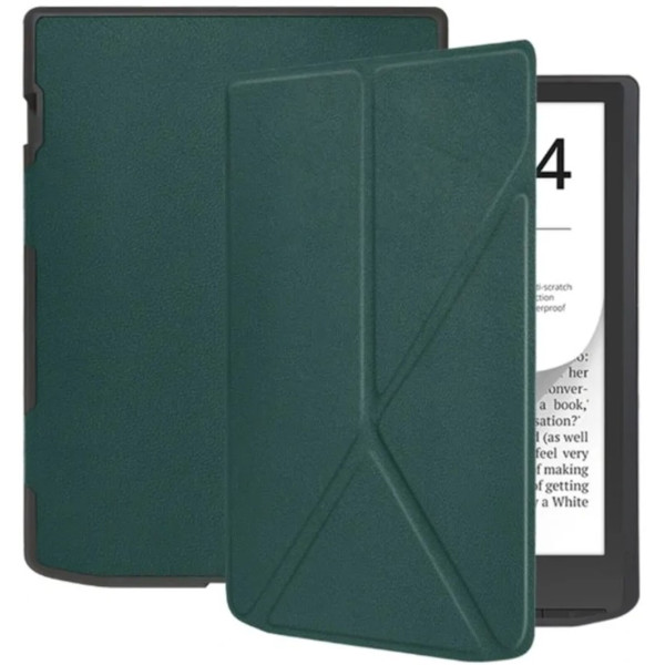 Фото - Чехол для электронной книги BeCover Ultra Slim Origami for PocketBook 743G InkPad 4/InkPad Color 2/InkPad Color 3 (7.8") Dark Green (713084)