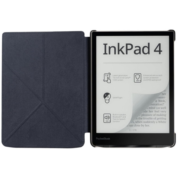 Фото - Чохол для електронної книги BeCover Ultra Slim Origami for PocketBook 743G InkPad 4/InkPad Color 2/InkPad Color 3 (7.8") Gray (713087)