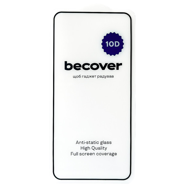 Фото - Защитное стекло для смартфона BeCover for Xiaomi Redmi Note 14 4G 10D Black (713098)