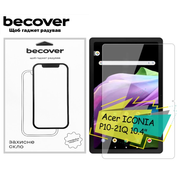 Фото - Защитное стекло для планшета BeCover for Acer ICONIA P10-21Q 10.4" (713127)