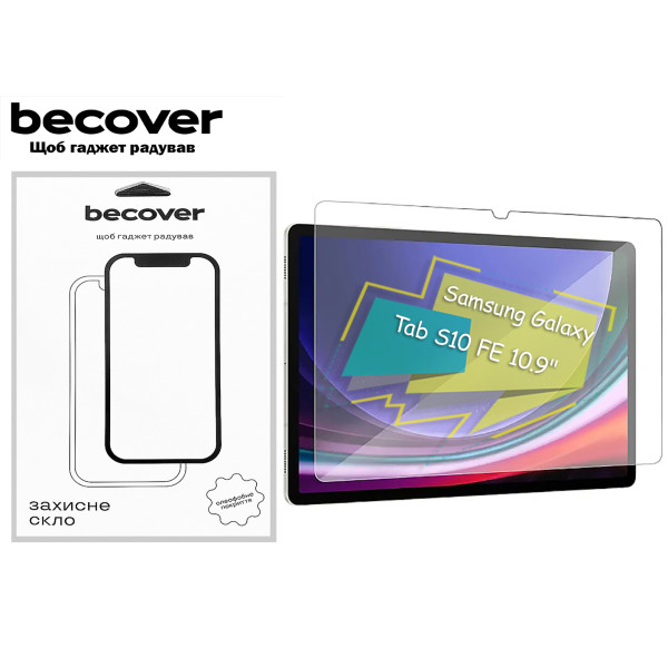 Фото - Захисне скло для планшета BeCover for Samsung Galaxy Tab S10 FE (SM-X520/SM-X526) 10.9" (713256)