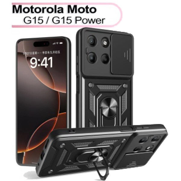 Фото - Чехол для смартфона BeCover Military for Motorola Moto G15 / G15 Power Black (713530)