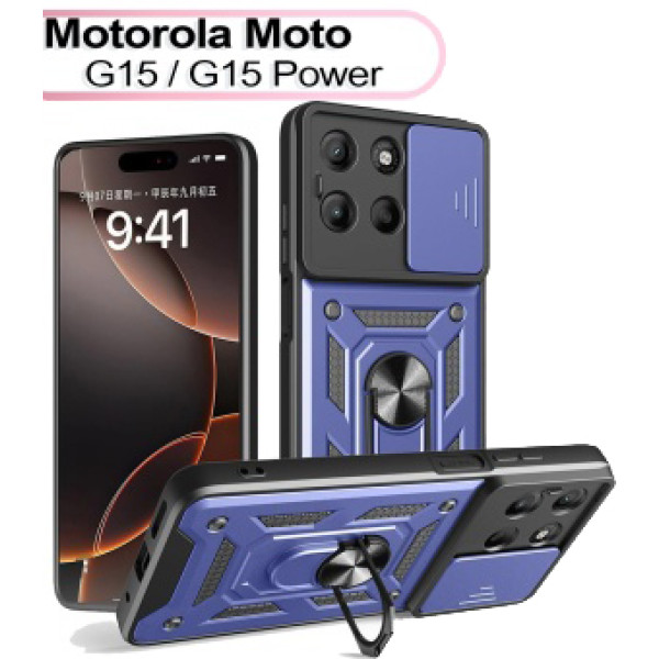 Фото - Чехол для смартфона BeCover Military for Motorola Moto G15 / G15 Power Blue (713531) Фото - Чехол для смартфона BeCover Military for Motorola Moto G15 / G15 Power Blue (713531)