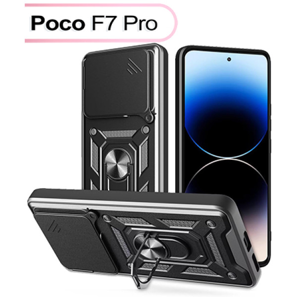 Фото - Чохол для смартфону BeCover Military for Poco F7 Pro Black (713536)