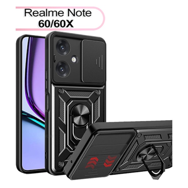 Фото - Чехол для смартфона BeCover Military for Realme Note 60/60X Black (713537)
