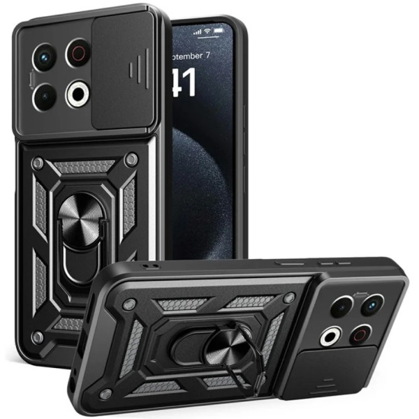 Фото - Чохол для смартфону BeCover Military for Tecno Spark 30 Pro (KL7) Black (713542)