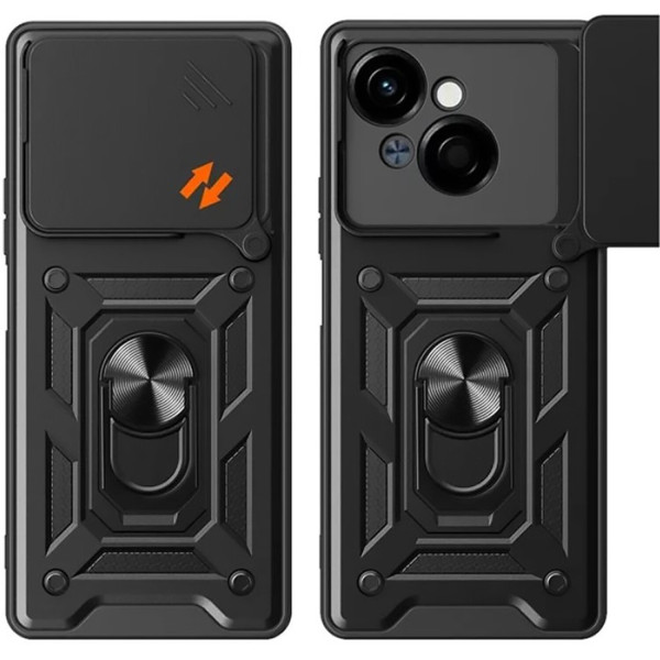 Фото - Чохол для смартфону BeCover Military for Tecno Spark Go 2025/ Pop 9 4G (KL4h) Black (713680)