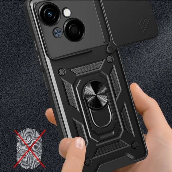 Фото - Чохол для смартфону BeCover Military for Tecno Spark Go 2025/ Pop 9 4G (KL4h) Black (713680)
