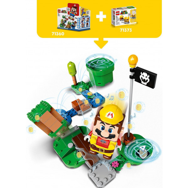 Фото - Конструктор LEGO Super Mario Маріо-будівельник (71373)