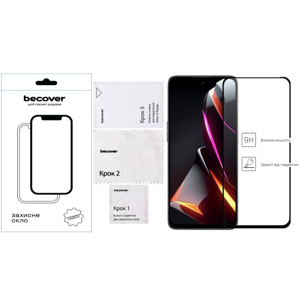 Фото - Захисне скло для смартфону BeCover for Nubia Neo 3 5G Black (713883)