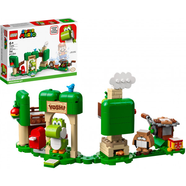 Фото - Конструктор LEGO Super Mario Додатковий набір «Будинок подарунків Йоші» (71406)