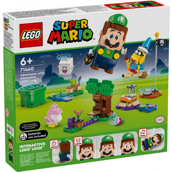 Фото - Конструктор LEGO Super Mario™ Пригоди з інтерактивним LEGO® Луїджі (71440)