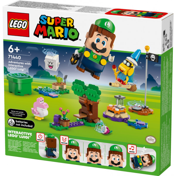 Фото - Конструктор LEGO Super Mario™ Пригоди з інтерактивним LEGO® Луїджі (71440)