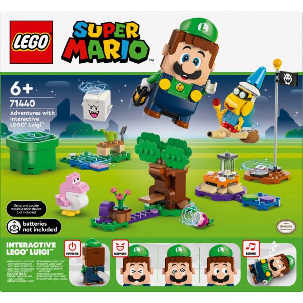 Фото - Конструктор LEGO Super Mario™ Пригоди з інтерактивним LEGO® Луїджі (71440)