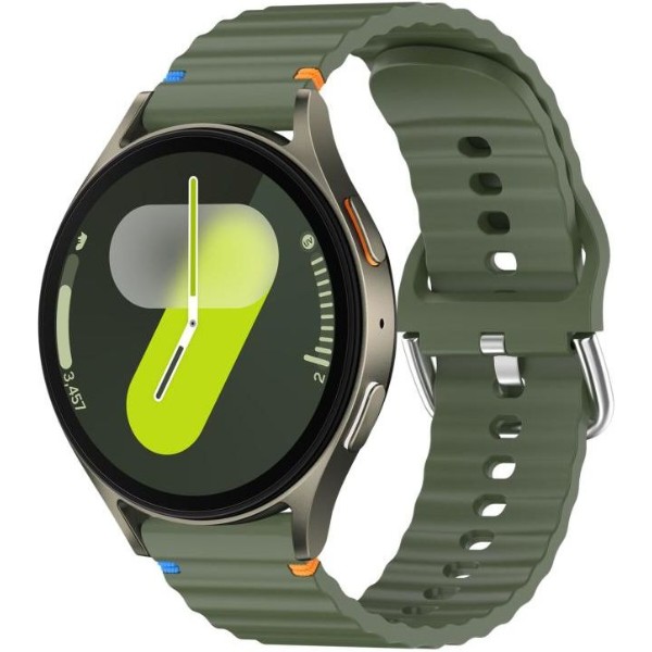 Фото - Ремінець для смарт-годинника BeCover Ribbed Straight (20mm) for Samsung Galaxy Watch 7 (40/44mm) / 7 FE / 6 / 6 Classic / 5 / 5 Pro / 4 / 4 Classic (714846)