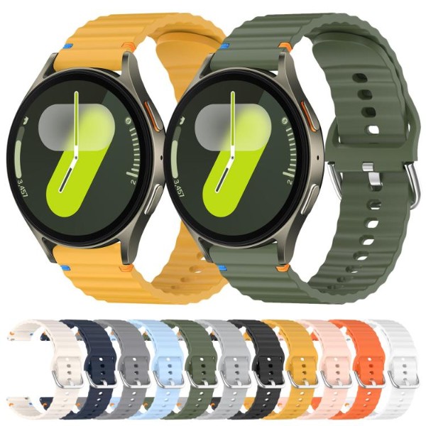 Фото - Ремінець для смарт-годинника BeCover Ribbed Straight (20mm) for Samsung Galaxy Watch 7 (40/44mm) / 7 FE / 6 / 6 Classic / 5 / 5 Pro / 4 / 4 Classic (714850)