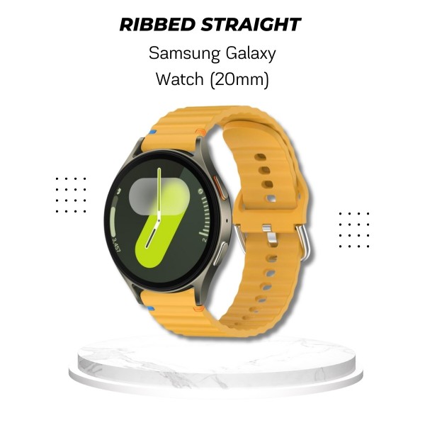 Фото - Ремінець для смарт-годинника BeCover Ribbed Straight (20mm) for Samsung Galaxy Watch 7 (40/44mm) / 7 FE / 6 / 6 Classic / 5 / 5 Pro / 4 / 4 Classic (714854)