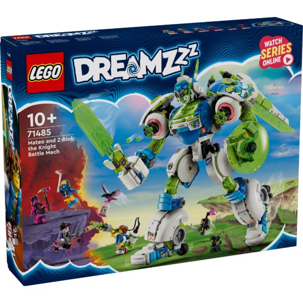 Фото - Конструктор LEGO DREAMZZZ™ Матео й лицарський бойовий робот Зет-Блоб (71485)
