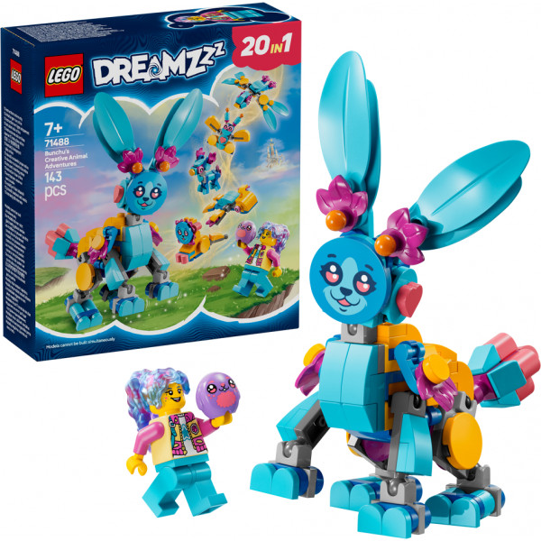 Конструктор LEGO DREAMZzz Творческие животные приключения Бунча