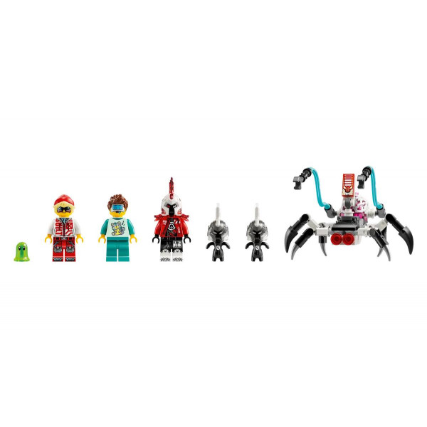 Фото - Конструктор LEGO DREAMZzz Робот-тигр Купера и Хот-род авто Зеро (71497)