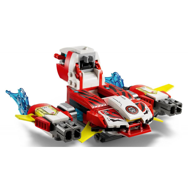 Фото - Конструктор LEGO DREAMZzz Робот-тигр Купера и Хот-род авто Зеро (71497)