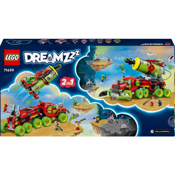 Фото - Конструктор LEGO DREAMZzz Вантажівка Матео з аерозольною фарбою (71499)