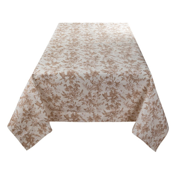 Фото - Скатертина прямокутна Lefard водовідштовхувальна Corso беж 140х240 см (715-416)