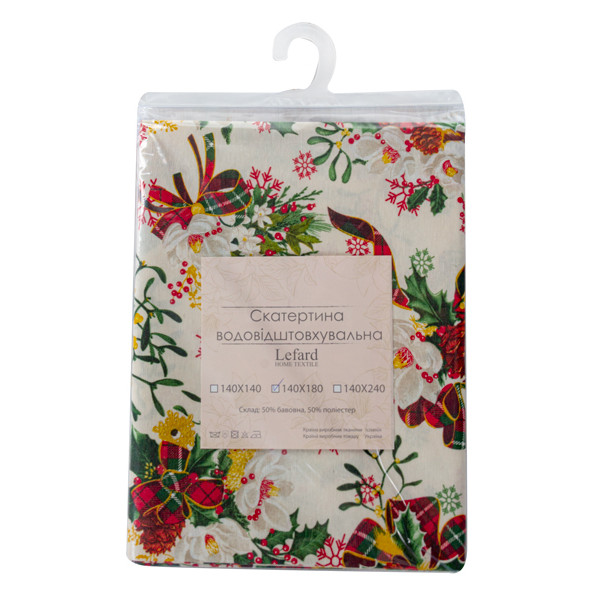 Фото - Скатерть квадратная Lefard Guest беж 140х140 см (715-420)